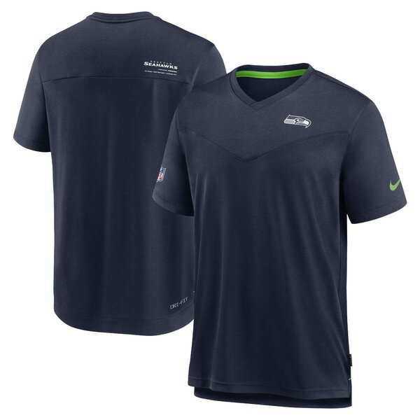 ʥ  T ȥåץ Seattle Seahawks Nike Sideline Coach Chevron Lock Up...