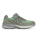 New Balance ニューバランス メンズ スニーカー 【New Balance 990v3 MiUSA Patta Keep Your Family Close】 サイズ US_8(26.0cm) Olive/Bright Green