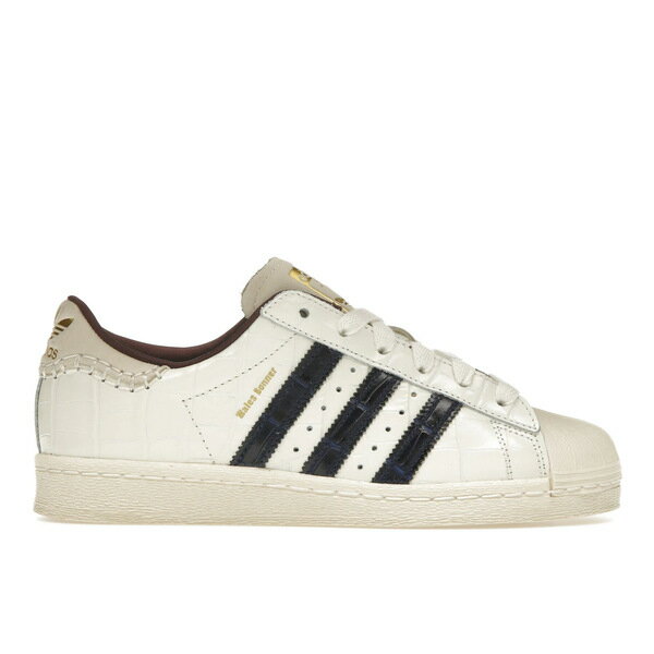 adidas アディダス メンズ スニーカー 【adidas Superstar Wales Bonner White Croc】 サイズ US_6.5(24.5cm) Wonder White/Collegiate Navy/Night Red
