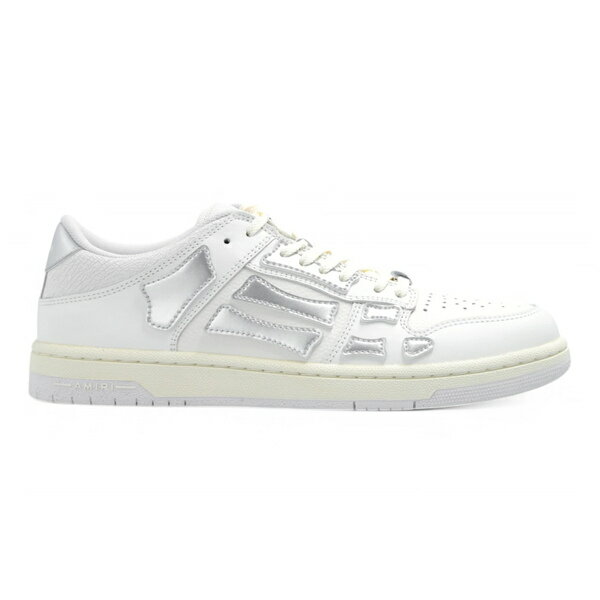 AMIRI アミリ レディース スニーカー 【AMIRI Skel Top Low White Silver】 サイズ EU_39(25cm) White/Silver