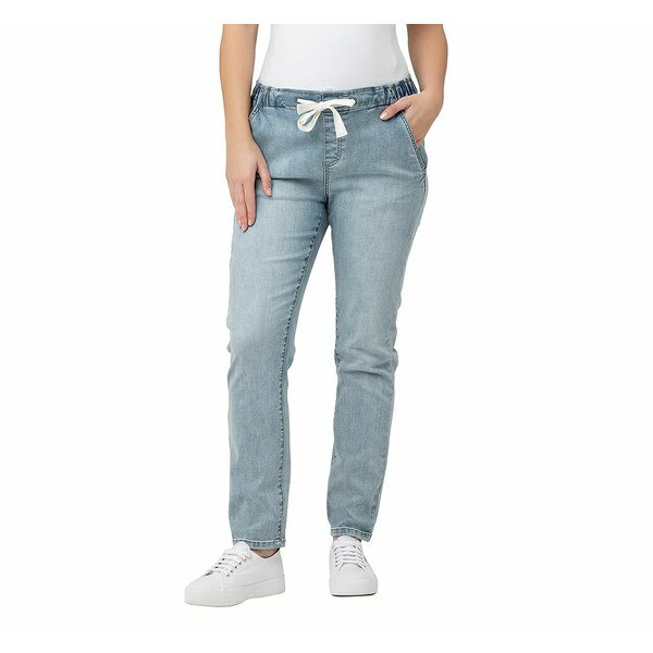 ライプ マタニティ レディース デニムパンツ ボトムス Maternity Denim Jogger Light Blue Light Blue