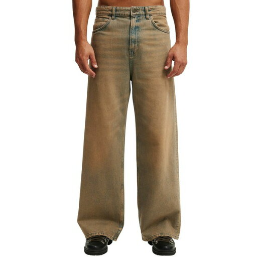コットンオン メンズ デニムパンツ ボトムス Men's Super Baggy Jeans Brown コットンオン メンズ デニムパンツ ボトムス Men's Super Baggy Jeans Brown