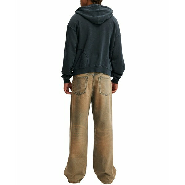 コットンオン メンズ デニムパンツ ボトムス Men's Super Baggy Jeans Brown