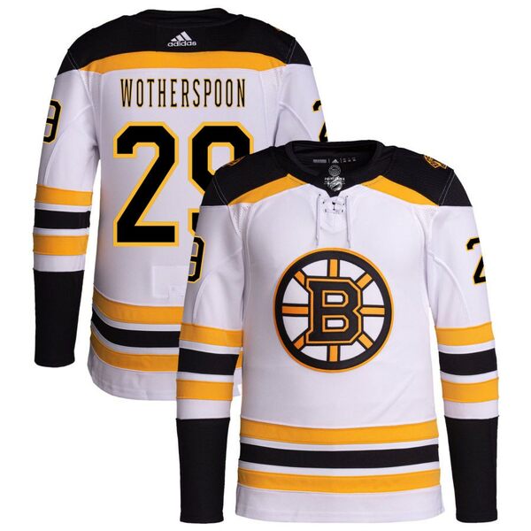 ǥ  ˥ե ȥåץ Boston Bruins adidas Away Primegreen Authentic Custom Jersey White