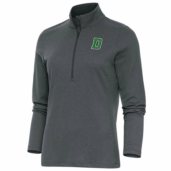 アンティグア レディース ジャケット＆ブルゾン アウター Dartmouth Big Green Antigua Women's Epic HalfZip Pullover Top Heather Charcoal