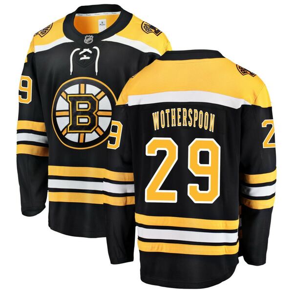 եʥƥ  ˥ե ȥåץ Boston Bruins Fanatics Branded Home Breakaway Custom Jersey Black