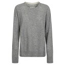 マルタンマルジェラ レディース パーカー・スウェットシャツ アウター Plain Ribbed Sweater Grigio melange