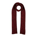 【送料無料】 メゾン キツネ メンズ マフラー・ストール・スカーフ アクセサリー Scarves Red