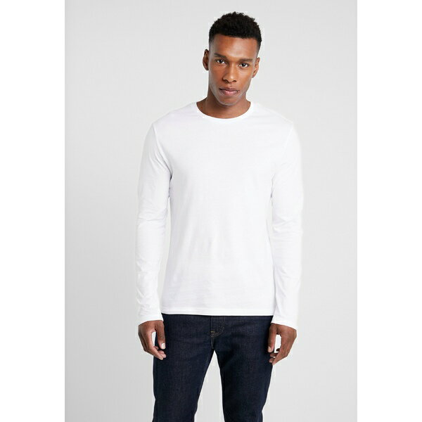 ピア ワン メンズ Tシャツ トップス PI-YT-BAS0-0122 LONG SLEEVE TEE / 802 - BLACK - Long sleeved top - white(4)