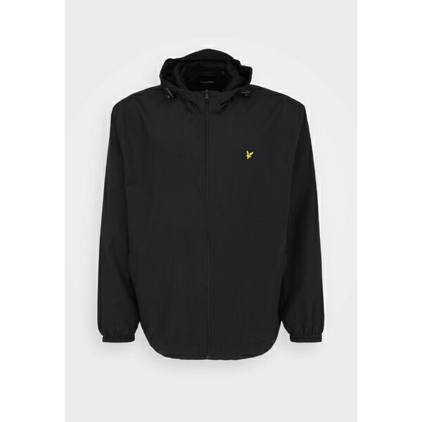 ライルアンドスコット メンズ ジャケット&ブルゾン アウター ZIP THROUGH HOODED JACKET - Summer jacket - jet black