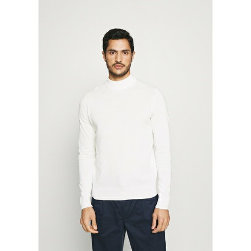ピア ワン メンズ ニット&セーター アウター Jumper - white ピア ワン メンズ ニット&セーター アウター Jumper - white