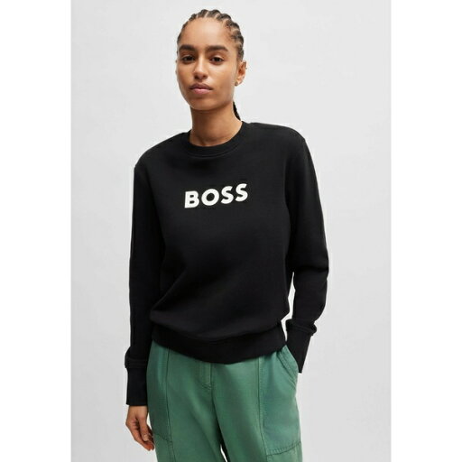 ボス レディース パーカー・スウェットシャツ アウター Sweatshirt - black ボス レディース パーカー・スウェットシャツ アウター Sweatshirt - black