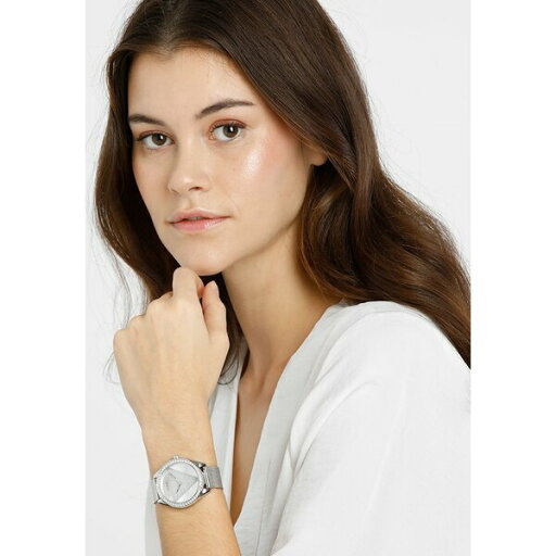 ゲス レディース 腕時計 アクセサリー TRI GLITZ - Watch - silver-coloured ゲス レディース 腕時計 アクセサリー TRI GLITZ - Watch - silver-coloured