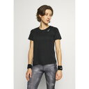 ナイキ レディース フィットネス スポーツ FAST TOP - Sports T-shirt - black/silver