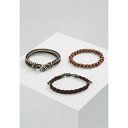 アイコンブランド メンズ ブレスレット・バングル・アンクレット アクセサリー TRICOLOR COMBO 3 PACK - Bracelet - brown