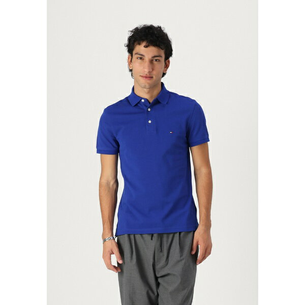 ȥߡ ҥե  T ȥåץ 1985 SLIM - Polo shirt - wedge blue