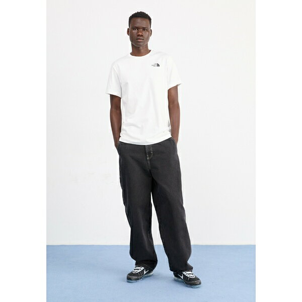 ノースフェイス メンズ Tシャツ トップス VERTICAL TEE - Print T-shirt - white