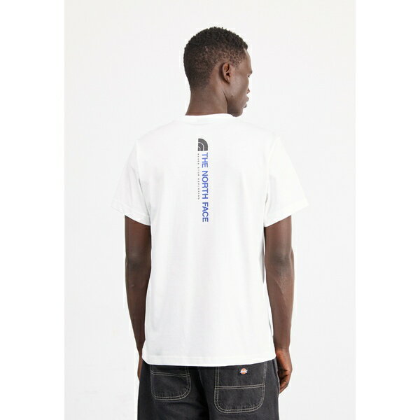ノースフェイス メンズ Tシャツ トップス VERTICAL TEE - Print T-shirt - white