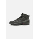 サロモン メンズ バスケットボール スポーツ QUEST ROVE GORE TEX - Hiking shoes - black/phantom/magnet(4)