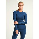 ヒュンメル レディース フィットネス スポーツ FIRST SEAMLESS - Undershirt - dark denim