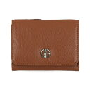 Wj xj[j Y z ANZT[ Softy Leather Trifold Wallet, Created for Macy's Cognac/Silver