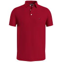 トミー ヒルフィガー メンズ ポロシャツ トップス Men's 1985 Slim Fit Polo Shirt Primary Red