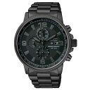 シチズン メンズ 腕時計 アクセサリー Men 039 s Chronograph Eco-Drive Nighthawk Black Ion Plated Stainless Steel Bracelet Watch 43mm CA0295-58E No Color