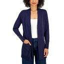 ジェイエムコレクション レディース ニット セーター アウター Women 039 s Button-Sleeve Flyaway Cardigan, Created for Macy 039 s Intrepid Blue