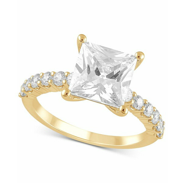 バッジェリーミシュカ レディース リング アクセサリー Certified Lab Grown Diamond Princess Engagement Ring (3-1/2 ct. t.w.) in 14k Gold Yellow Gold