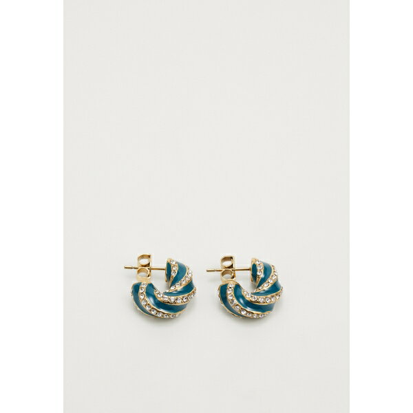 ゲス レディース ピアス＆イヤリング アクセサリー LE MIRAGE - Earrings - yellow gold-coloured/petrol