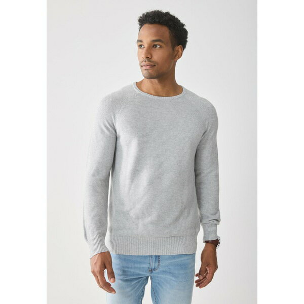 ピア ワン メンズ ニット&セーター アウター Jumper - ligh grey melange(4)