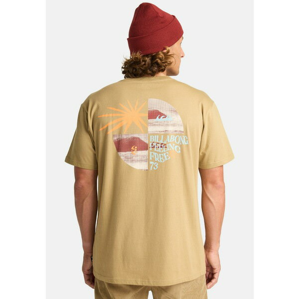 ビラボン メンズ Tシャツ トップス TWIN FIN - Print T-shirt - khaki