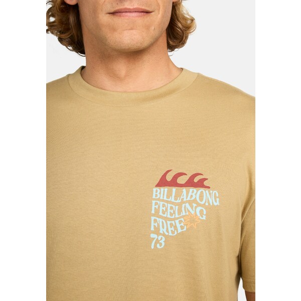 ビラボン メンズ Tシャツ トップス TWIN FIN - Print T-shirt - khaki