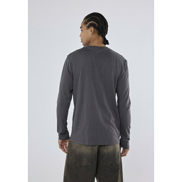 ユアターン メンズ Tシャツ トップス UNISEX 2 PACK - Long sleeved top - black/dark grey