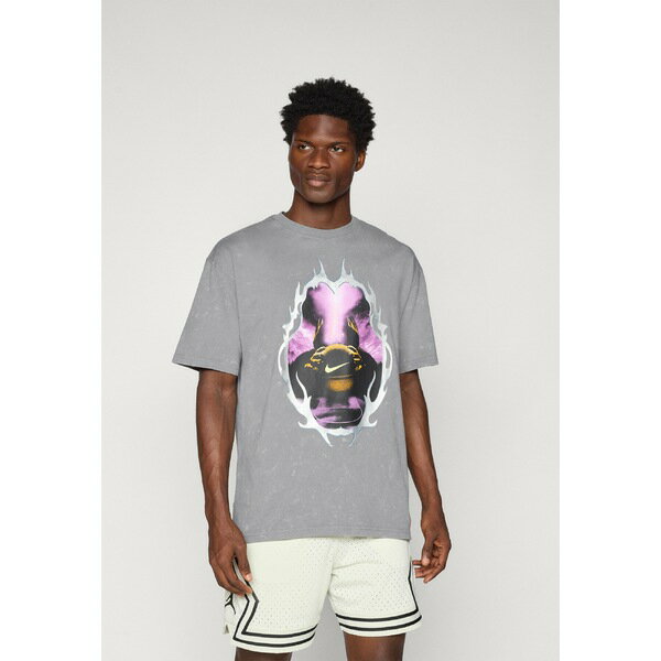 ナイキ メンズ シャツ トップス TEE M90 - Print T-shirt - smoke grey