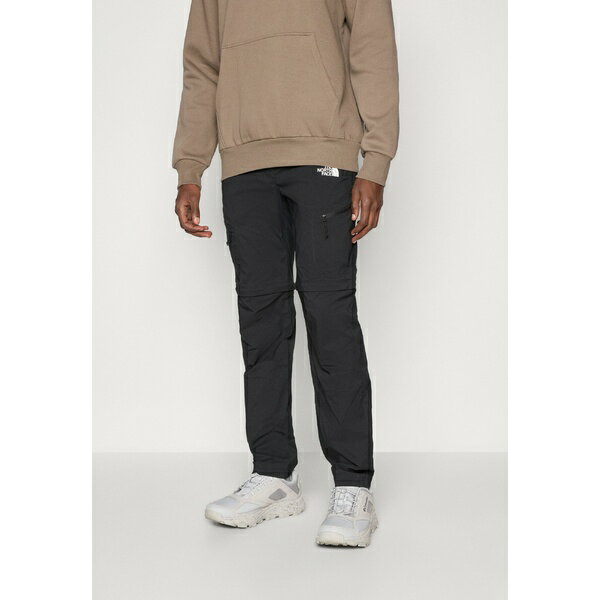 ノースフェイス メンズ カジュアルパンツ ボトムス EXPLORATION TAPERED CONVERTIBLE - Outdoor trousers - black