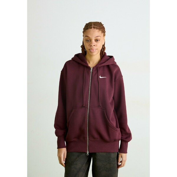 ナイキ レディース パーカー・スウェットシャツ アウター HOODIE - Zip-up sweatshirt - burgundy crush(4)