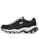 Skechers スケッチャーズ レディース スニーカー 【Skechers D Lites Low-Top Daddy Shoes Black/White 12087-BKW】 サイズ US_7(24.0cm)(4)