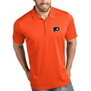 アンティグア メンズ ポロシャツ トップス Philadelphia Flyers Antigua Tribute Polo Orange