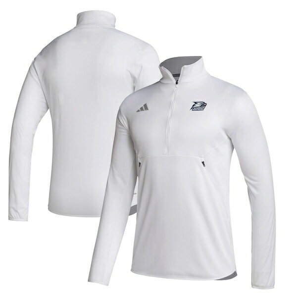 ǥ  㥱åȡ֥륾  Georgia Southern Eagles adidas Stadium Knit QuarterZip Pullover Jacket White