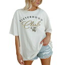 ゲームデイ レディース Tシャツ トップス Wake Forest Demon Deacons Gameday Couture Women 039 s PoweredBy Sisterhood Oversized TShirt White