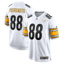 ナイキ メンズ ユニフォーム トップス Pat Freiermuth Pittsburgh Steelers Nike Game Player Jersey White