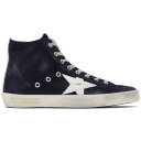 Golden Goose ゴールデングース メンズ スニーカー 【Golden Goose Francy】 サイズ US_9(27.0cm) Suede Night Blue White