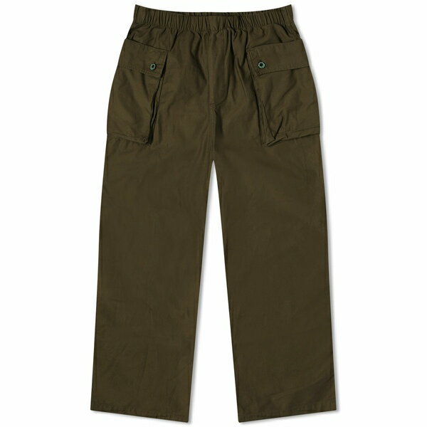 ֥쥤ǥå  奢ѥ ܥȥॹ Brain Dead Military Cloth P44 Jungle Pants Green