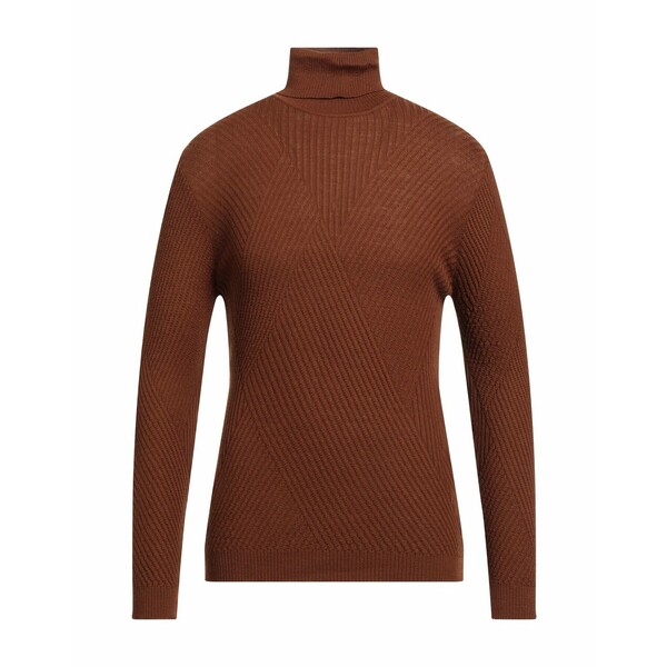 【送料無料】 オフィシナ36 メンズ ニット&セーター アウター Turtlenecks Brown