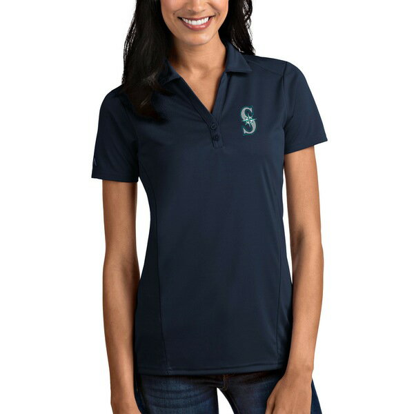 ƥ ǥ ݥ ȥåץ Seattle Mariners Antigua Women's Tribute Polo Navy