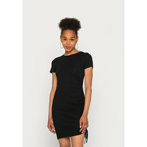 イーブン アンド オド レディース ワンピース トップス Jersey dress - black イーブン アンド オド レディース ワンピース トップス Jersey dress - black