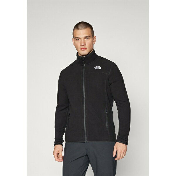 ノースフェイス メンズ パーカー・スウェットシャツ アウター GLACIER FULL ZIP - Fleece jacket - black