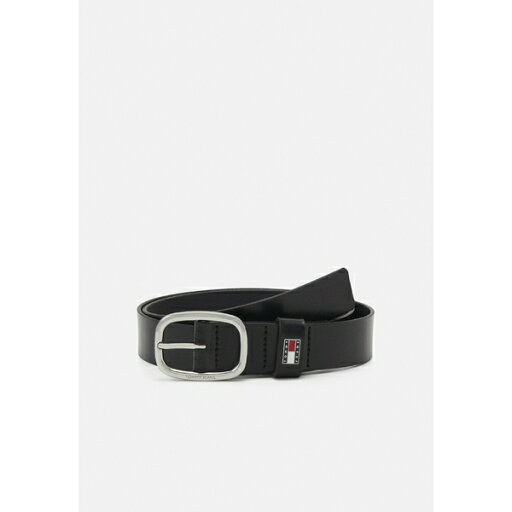 トミーヒルフィガー レディース ベルト アクセサリー OVAL - Belt - black トミーヒルフィガー レディース ベルト アクセサリー OVAL - Belt - black