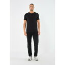 ピア ワン メンズ Tシャツ トップス 2 PACK - Basic T-shirt - black(4)
